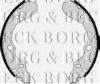 BORG & BECK BBS6112 Brake Shoe Set